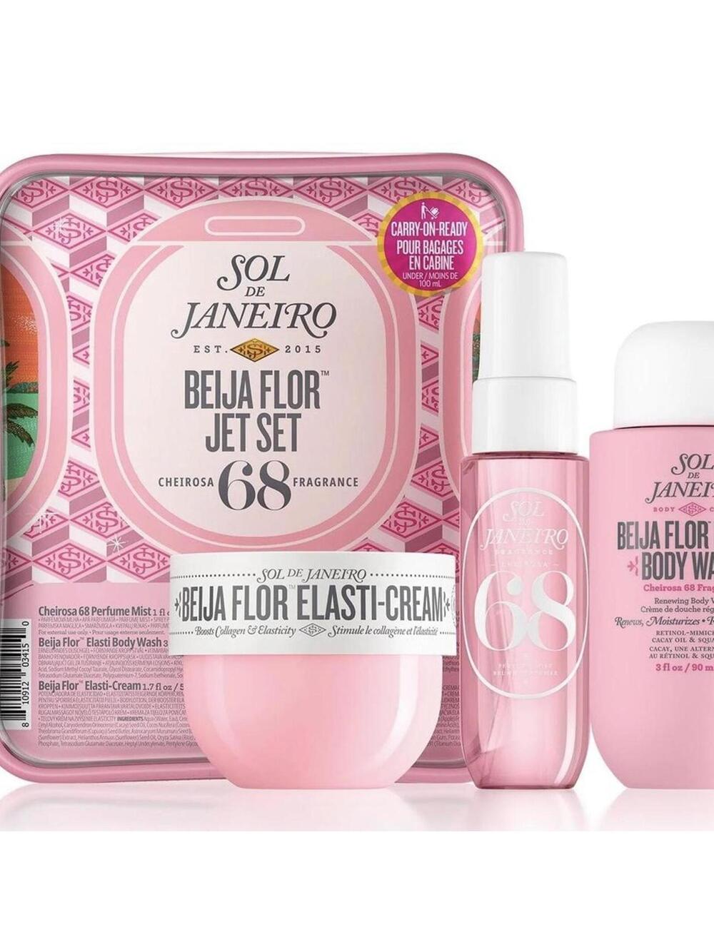 Sol de Janeiro Beija Flor Jet Set-travel-friendly skincare trio